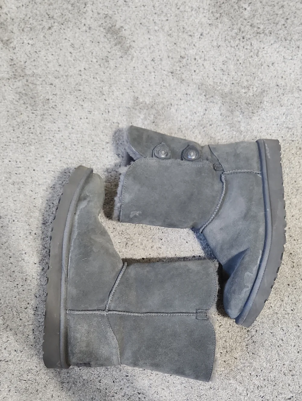 UGG Marciela II Grey Boot Sz 11 Style 1104375